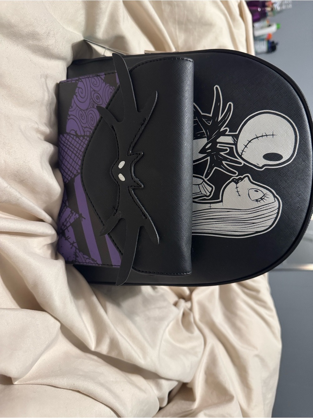 Bioworld Black & Purple Nightmare Character Backpack